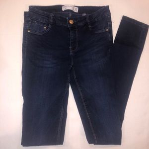 Zara Trafaluc Denim Dark blue jeans - size 4